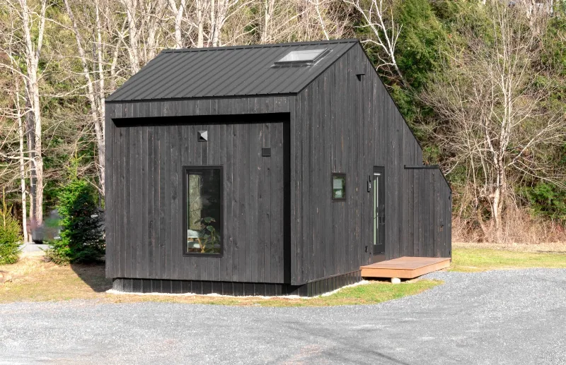 Göl Kenarı Havuzlu Minimalist Tiny House Yaşamı