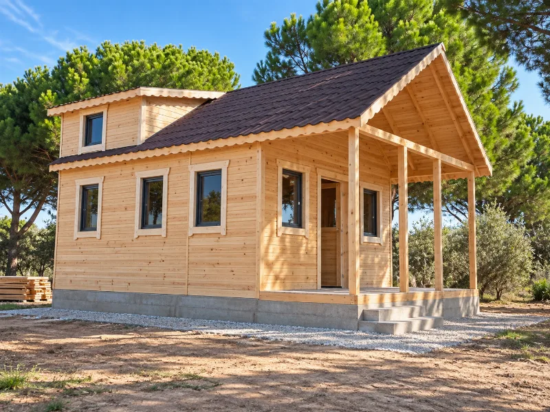 Düz Ahşap Ev 0007
